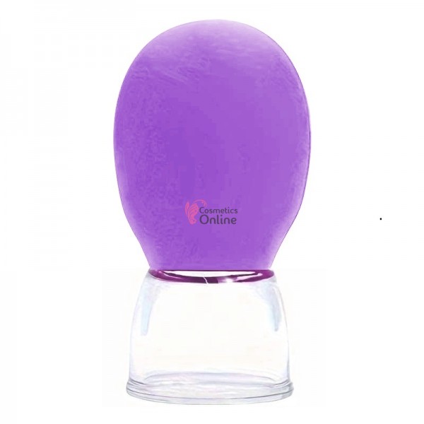 Ventuza de masaj VTZ003 facial din silicon Mov